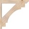 Ekena Millwork Merced Slat Smooth Outlooker, Douglas Fir, 5 1/2"W x 32"D x 32"H OUT06X32X32MRC06SDF - alternate 4
